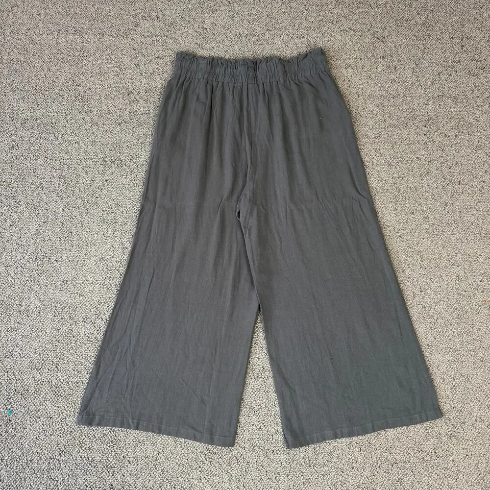 Anrabess Elastic Waist Wide Leg Pull On Pants US Womens XL New - Picture 3 of 7